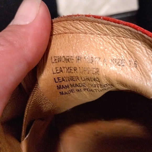 Miz Mooz Lenore Red Oxford Flats, Size 7.5 - Picture 4 of 5